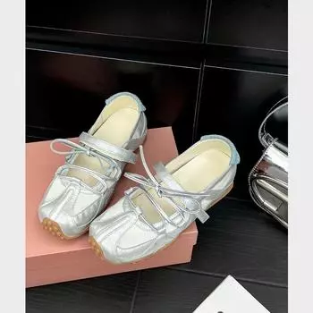 ~ Inner height increase 5cm Mary Jane women s shoes summer new casual sports shoes ballet shoes tide 35