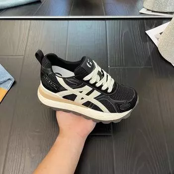 inner height increase cm German training shoes women s spring and summer thick-soled versatile mesh Forrest Gump shoes casual sports shoes women s 34