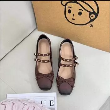 Inner height increase Small retro small leather shoes Women s new spring and summer single shoes Mary Jane shoes 34