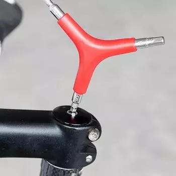 Inner Hexagon Spanner 4/5/6mm Y-Shaped 3 Way Hex Wrench Trigeminal Wrench for Outdoor Camping Cycling Mountain Bike Repair Tools