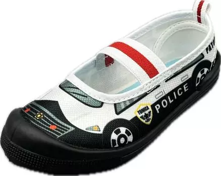 Inner Shoes Police Car TO10675 Kindergarten Boys cm [Tomica] 18.0 чёрный