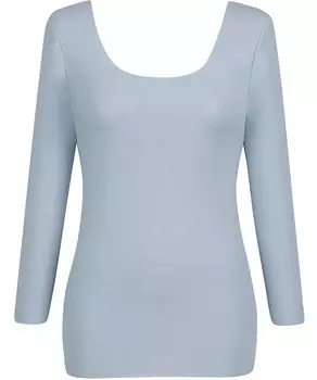 Inner Tops Smooth Texture Heat Retention Neck Luxury Comfort EL4869 GB LL [Wing/Wacoal] 3/4 Sleeves/U [Cotton Flat] Women s