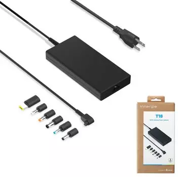 Innergie T18 180 Вт 150 Вт игровой ПК ноутбук переменного тока 6 типов вилок совместимых с ноутбуками, такими как (180 г) адаптер/зарядное устройство, в комплекте,