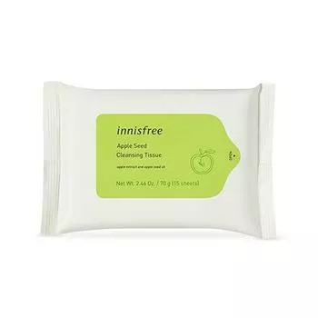Innisfree Apple Seed Cleansing Tissue 15ea AUTHENTIC STORE