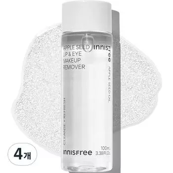 Innisfree Apple Seed Lip & Eye Makeup Remover, 100ml, 4 pcs.