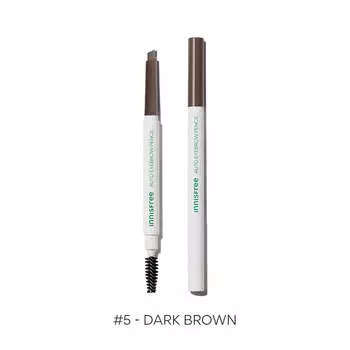 Innisfree Авто Карандаш для Бровей (5 ТЕМНО-КОРИЧНЕВЫЙ) 0.3g
