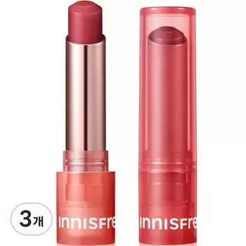 Innisfree Бальзам для губ Dewy Tint, нет. 4 Rose Brick, 3,2 г, 3 шт.