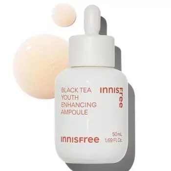 Innisfree Black Tea Омолаживающая ампула [Большой объем] 50 мл (3 Тип) #1pcs