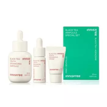 Innisfree Black Tea Омолаживающий набор ампул