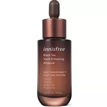 Innisfree [Обновление пакета] Black Tea Youth Ampoule, 30 мл, 1 шт. Популярная корейская косметика 30ml 1P