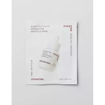Innisfree BLACK TEA YOUTH ENHANCER AMPOUL MASK 28ml
