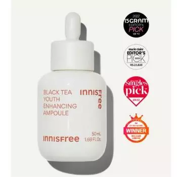 Innisfree Black Tea Youth Enhansing Ampoule 50ml AUTHENTIC STORE