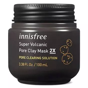 [Innisfree] Чеджу с супервулканической поровой маской 2X 100мл