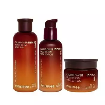 Innisfree цветная капуста гриб жизненно важный 3 вида (кожа + лосьон + крем)