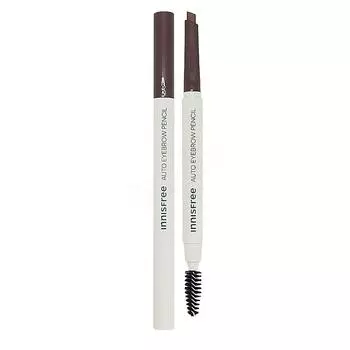 Innisfree flat eyebrow pencil, 06 pre-dawn urban brown, 2 pcs.
