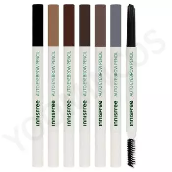 Innisfree Flat Eyebrow Pencil 0.3g, No. 5 Deep Balm Espresso Brown, 1 шт.