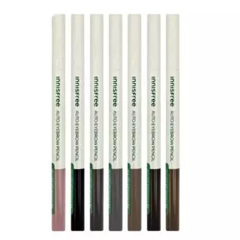 Innisfree Flat Eyebrow Pencil 0.3g, No. 6 Before Dawn Urban Brown, 4 шт.