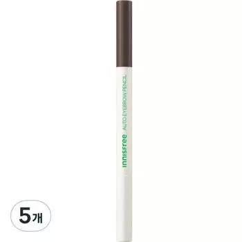 Innisfree Flat Eyebrow Pencil 0.3g, No. 6 Before Dawn Urban Brown, 5 шт.