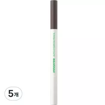 Innisfree Flat Eyebrow Pencil 0.3g, No. 4 Dawn Dew Ash Brown, 5 шт.