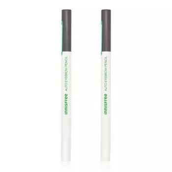 Innisfree Flat Eyebrow Pencil No. 4 Dawn Dew Ash Brown, 4. Dawn Dew Ash Brown, 2 pcs.