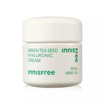 Innisfree Гилуроновый крем с семенами зеленого чая, 50 мл