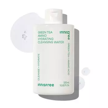 Innisfree Green Tea Amino Moisture Cleansing Water 320 мл, 1 упаковка, корейская косметика