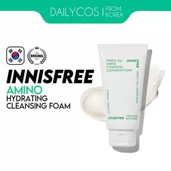 Innisfree Green Tea Amino Увлажняющая очищающая пенка 150 г