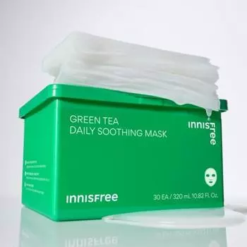 Innisfree Green Tea Daily Hydrating Soothing Mask 30 Sheets