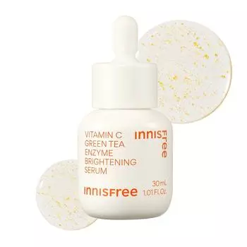 innisfree Green Tea Enzyme Bright Serum 50 мл Оригинальный продукт Vita-C - чистый