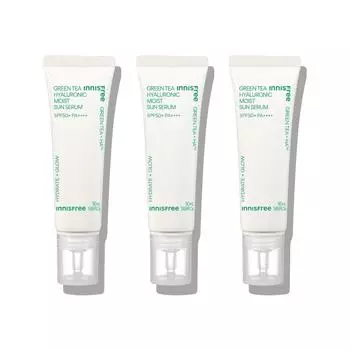 Innisfree Green Tea Hyaluronic Acid Moisture Sun Serum Spf50+ Pa++++ 50 мл 3