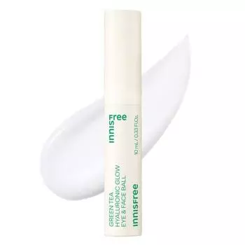[Innisfree] Green Tea Hyaluronic Eye & Face Ball 10ml (Genuine Product) Eye Serum Eye Care Oily Skin Dry Skin Mixed Skin Moisturizing Dry
