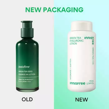 Innisfree Green Tea Hyaluronic Lotion 170ml AUTHENTIC STORE