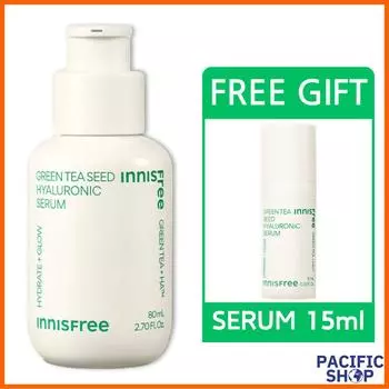 Innisfree Гиалуроновая сыворотка с семенами зеленого чая 80 мл+15 мл