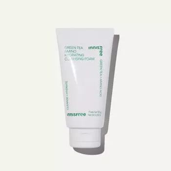 Innisfree Green Tea Увлажняющая пенка для умывания с аминокислотами 150 г (3 варианта) #1PCS
