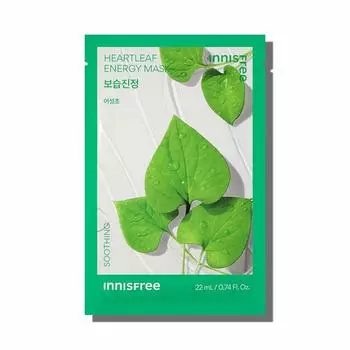 Innisfree Листовая энергетическая маска Heartleaf 1P