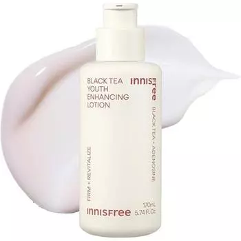 innisfree Innisfree Black Tea Youth Lotion 170 мл - Увлажнение Увлажнение Эластичность Сияние Увлажнение Старение Уход Черный чай Сухая кожа Корейская косметика