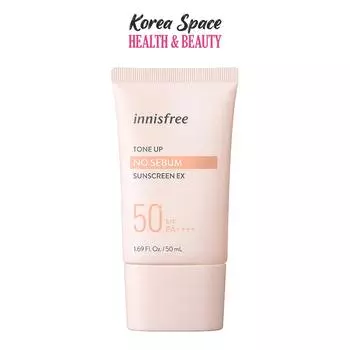 [INNISFREE] Innisfree Tone Up Солнцезащитный крем без кожного сала SPF50+ PA++++ 50 мл
