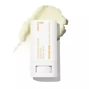 Innisfree Intensive Leisure Sun Stick SPF50+ PA++++ 18g, 1 piece, Korean cosmetics