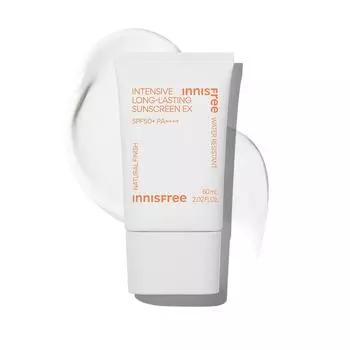 Innisfree Intensive Long Lasting Sunscreen EX SPF 50+ PA++++ 60 мл, 1 шт., Корейская косметика