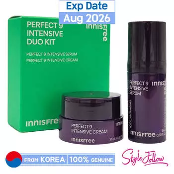 [INNISFREE] Интенсивный дуэт-набор Perfect 9 1 set (1 box)