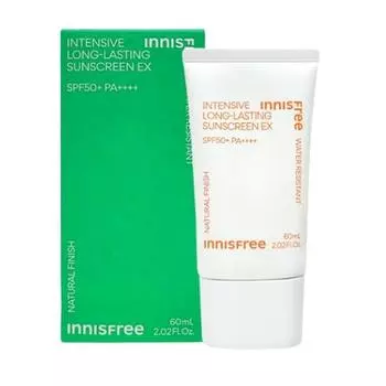 INNISFREE Интенсивный солнцезащитный крем длительного действия EX SPF 50+ PA++++ 60 мл