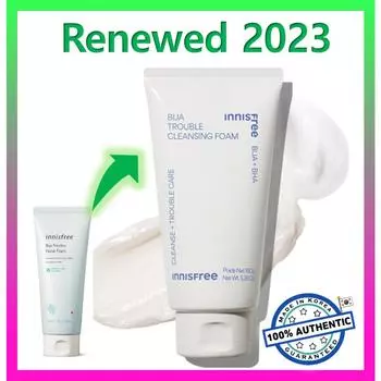 Innisfree Jeju bija Anti-trouble Facial Foam 150ml AUTHENTIC STORE