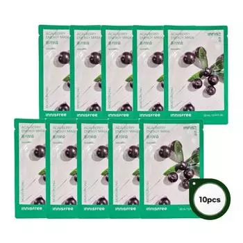 INNISFREE Энергетическая маска с ягодами асаи 22мл 10шт/лист