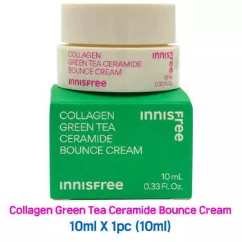 [INNISFREE] Коллагеновый крем с керамидами и зеленым чаем, 10 мл (Образец) 1pc + Sample Gifts
