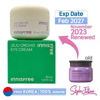 [INNISFREE] Крем для глаз с орхидеей Чеджу 30 мл 1pc + Sample Gifts