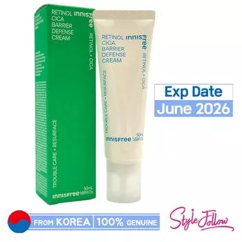 [INNISFREE] Крем для защиты барьера с ретинолом Cica, 50 мл 1pc + Sample Gifts