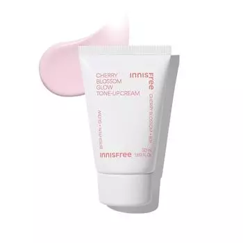 Innisfree Крем-тоник Cherry Blossom Glow 50 мл (увлажняющий крем, тональный крем, отбеливающий крем, без тонального крема), Корейская косметика