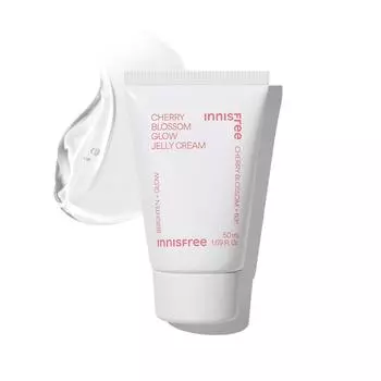 Innisfree Крем-желе с цветками вишни Чеджу 50 мл (крем-скраб, увлажняющий крем, гель-крем, отбеливающий крем), Корейская косметика