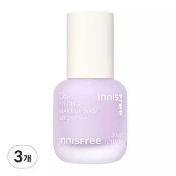 Innisfree Легкая основа под макияж 30 мл, 3 шт., 01 Фиолетовый