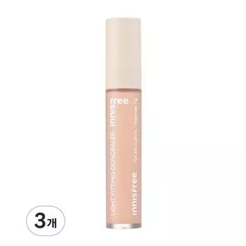 Innisfree Light Fitting Concealer Dark Circle Cover 7g, No. 1 Лососево-бежевый, 3 шт.